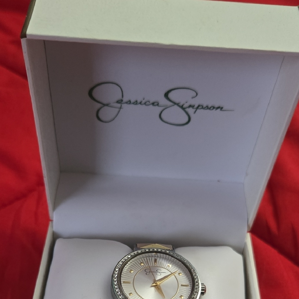 Jessica Simpson Two-Tone Women's Watch